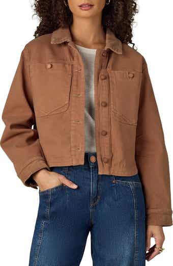 Corduroy Collar Denim Jacket