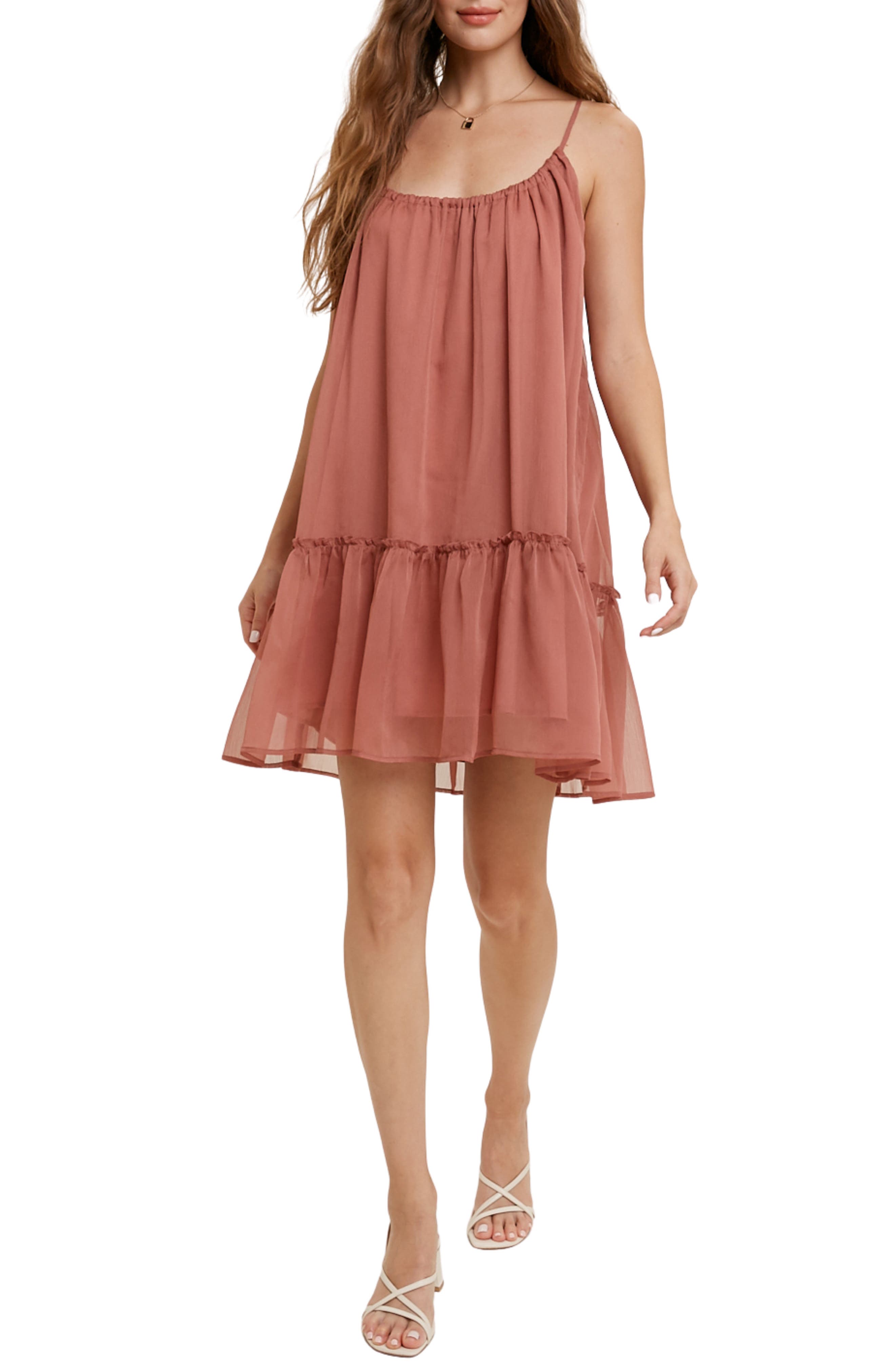 Chiffon Babydoll Minidress - image 5