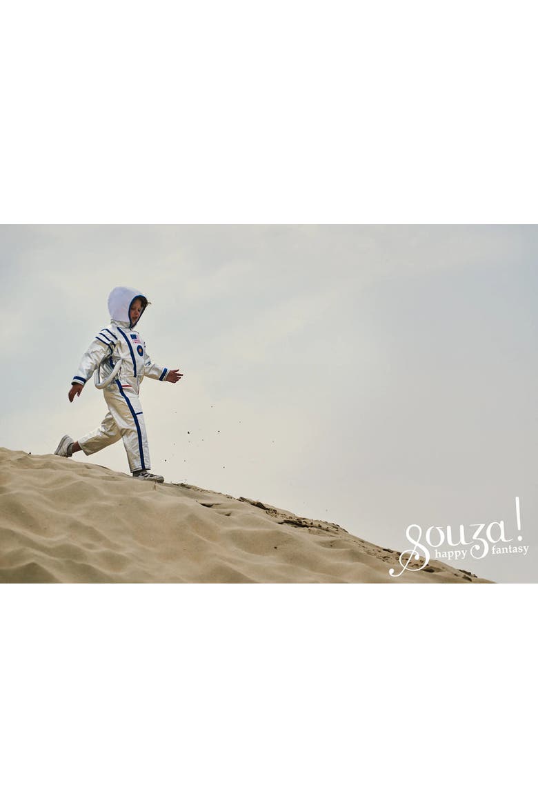 Spaceman Costume for Kids, Alternate, color, Silver