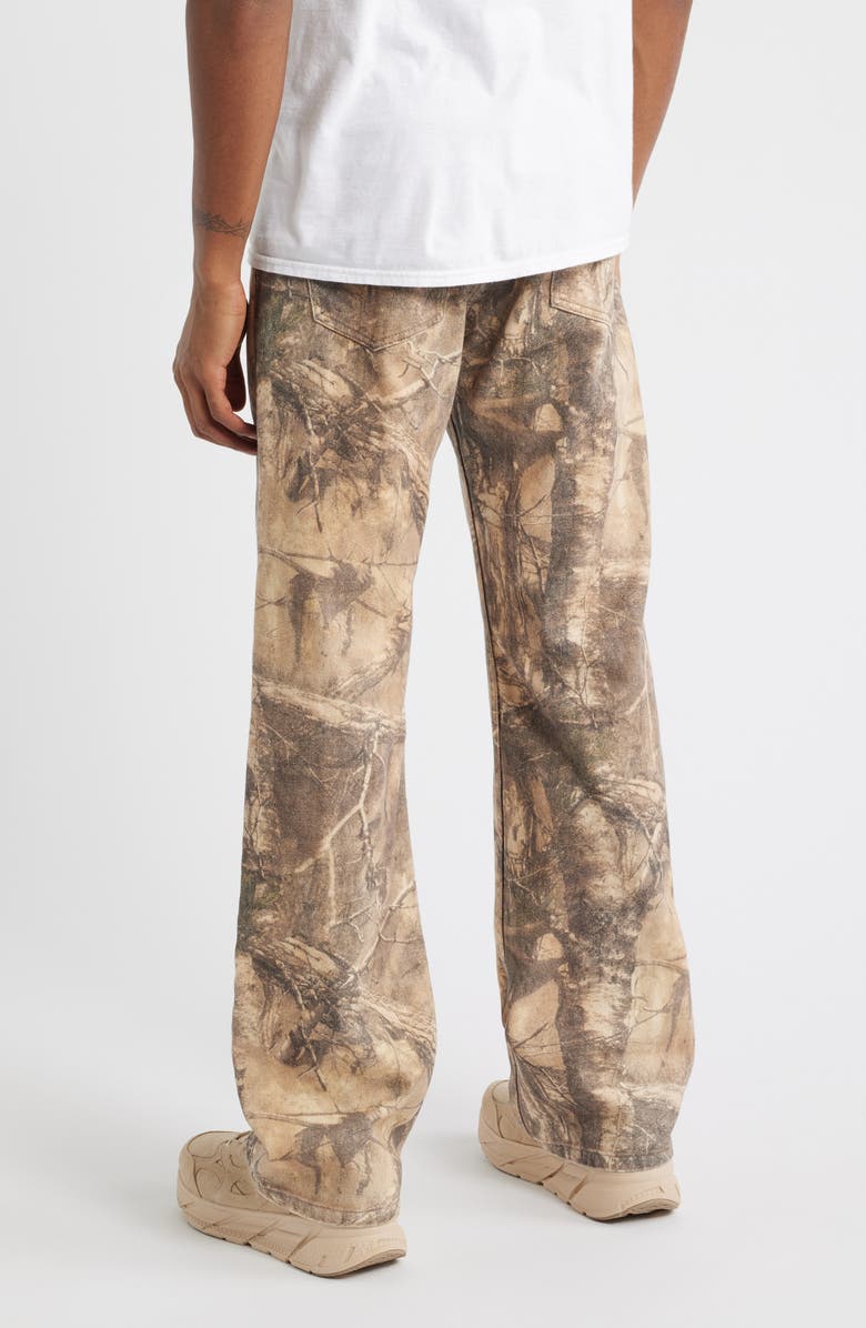 PLEASURES x Realtree Hendrix Flared Jeans, Alternate, color, Brown Tree