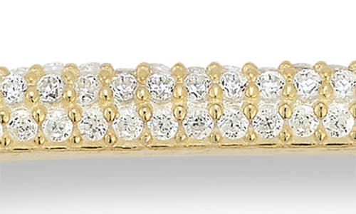 Chloe & Madison Chloe And Madison Cubic Zirconia Pavé Chain Bracelet In Gold