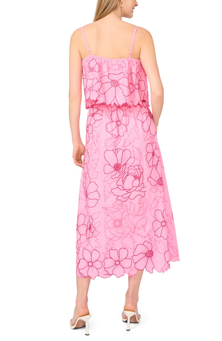 Parker Floral Embroidery Midi Skirt, Alternate, color, Sachet Pink