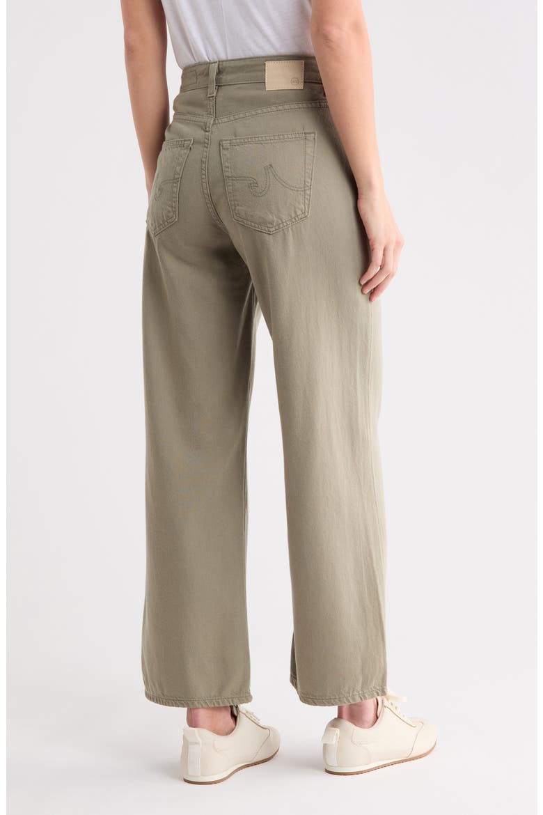 Saige Crop Wide Leg Jeans, Alternate, color, DRIED PARSLEY
