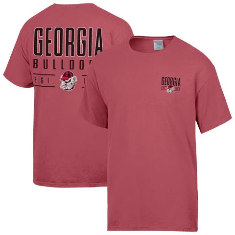 Men's ComfortWash  Red Georgia Bulldogs Big Name T-Shirt