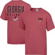 ComfortWash Men's ComfortWash Red Georgia Bulldogs Big Name T-Shirt