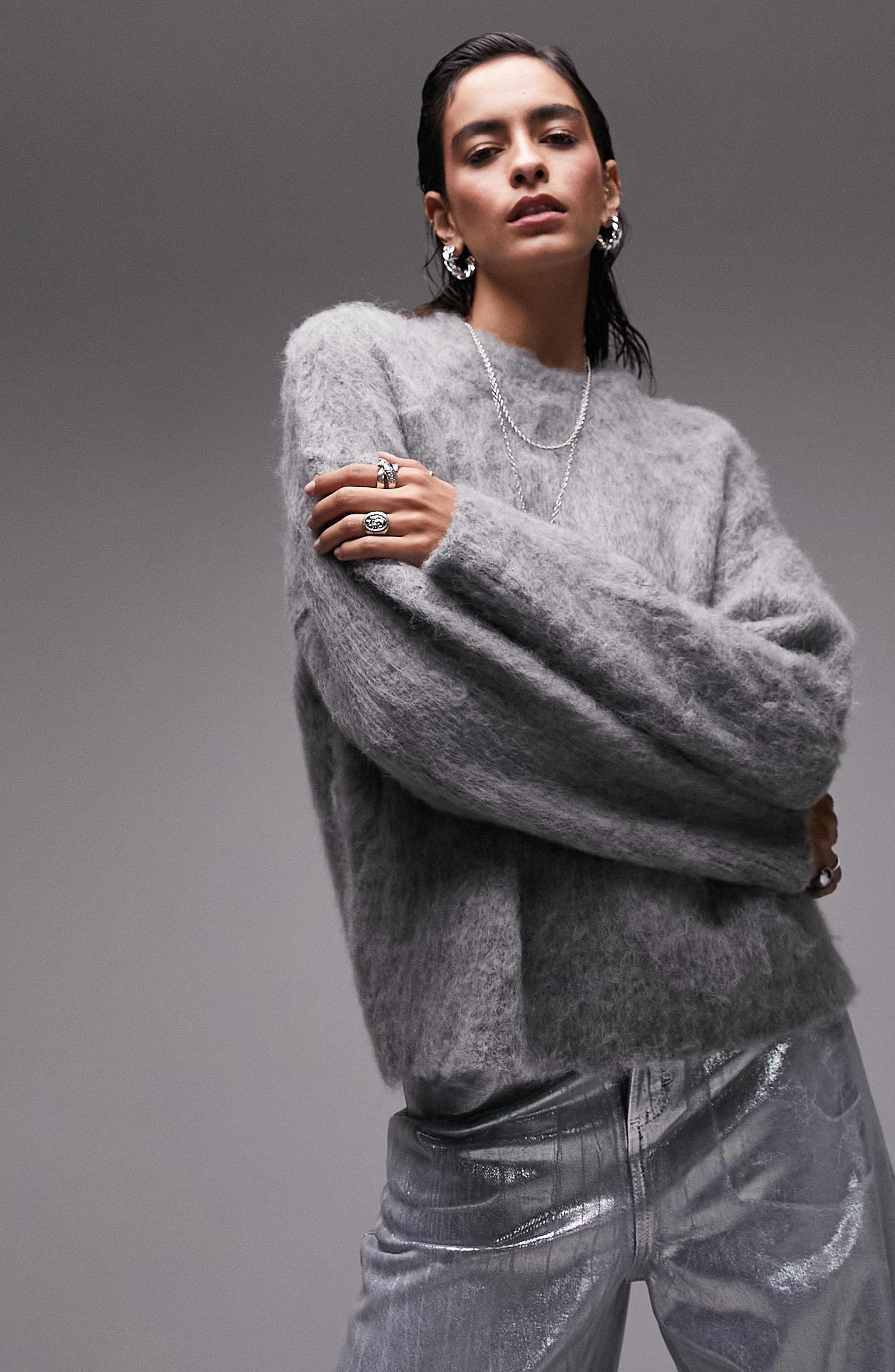 Topshop Fluffy Sweater (Women) | Nordstromrack