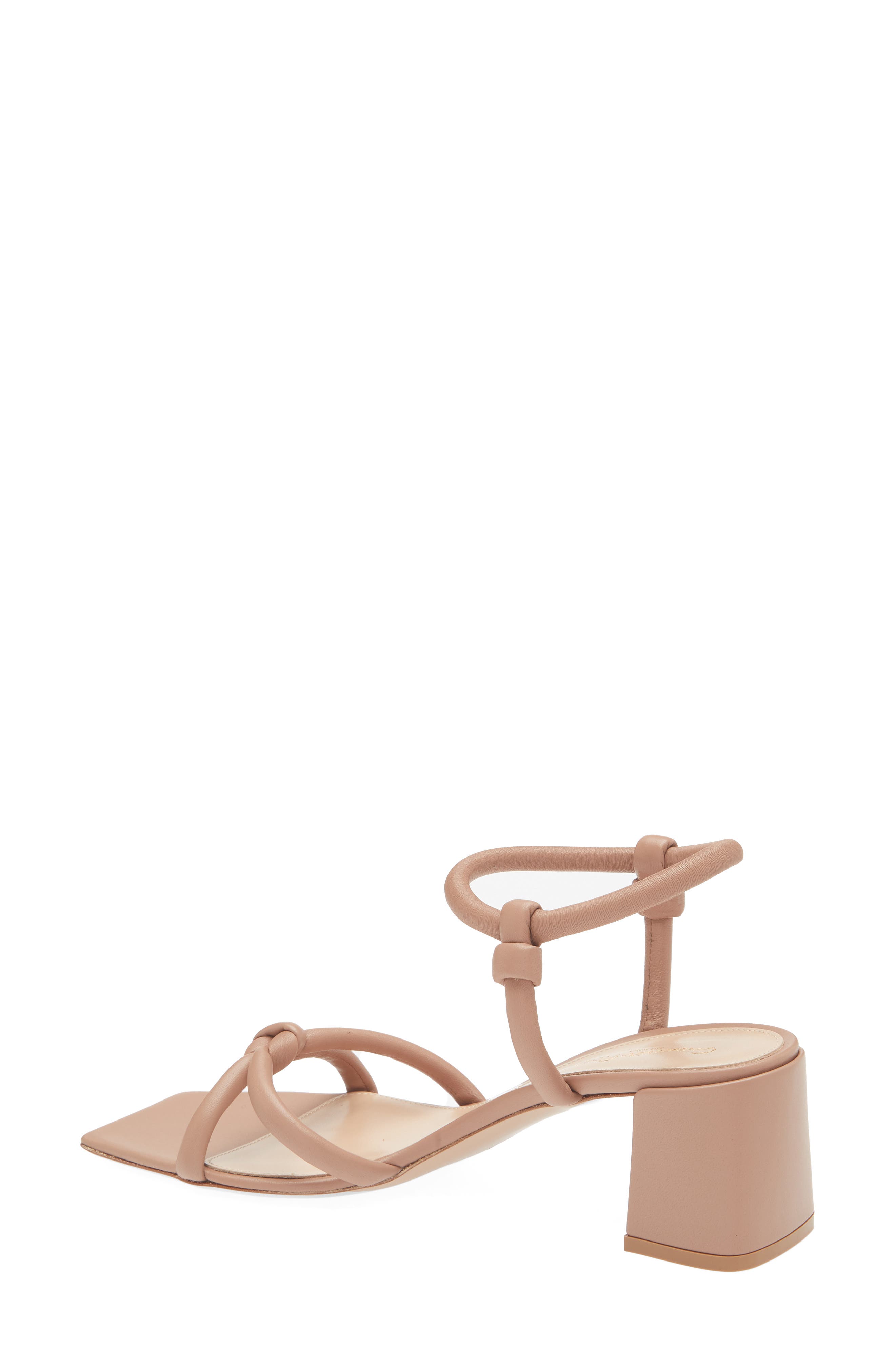 Gianvito Rossi Square Toe Slingback Sandal, Alternate, color, Praline