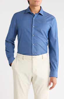 Elevated Twill Slim Fit Dress Shirt