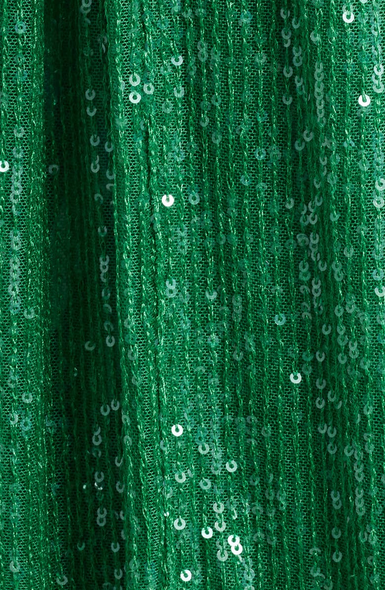 Anne Klein Sequin Draped Open Front Cardigan, Alternate, color, 