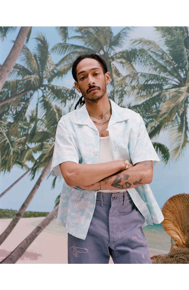 Tombolo Voyager Shirt, Alternate, color, Aqua