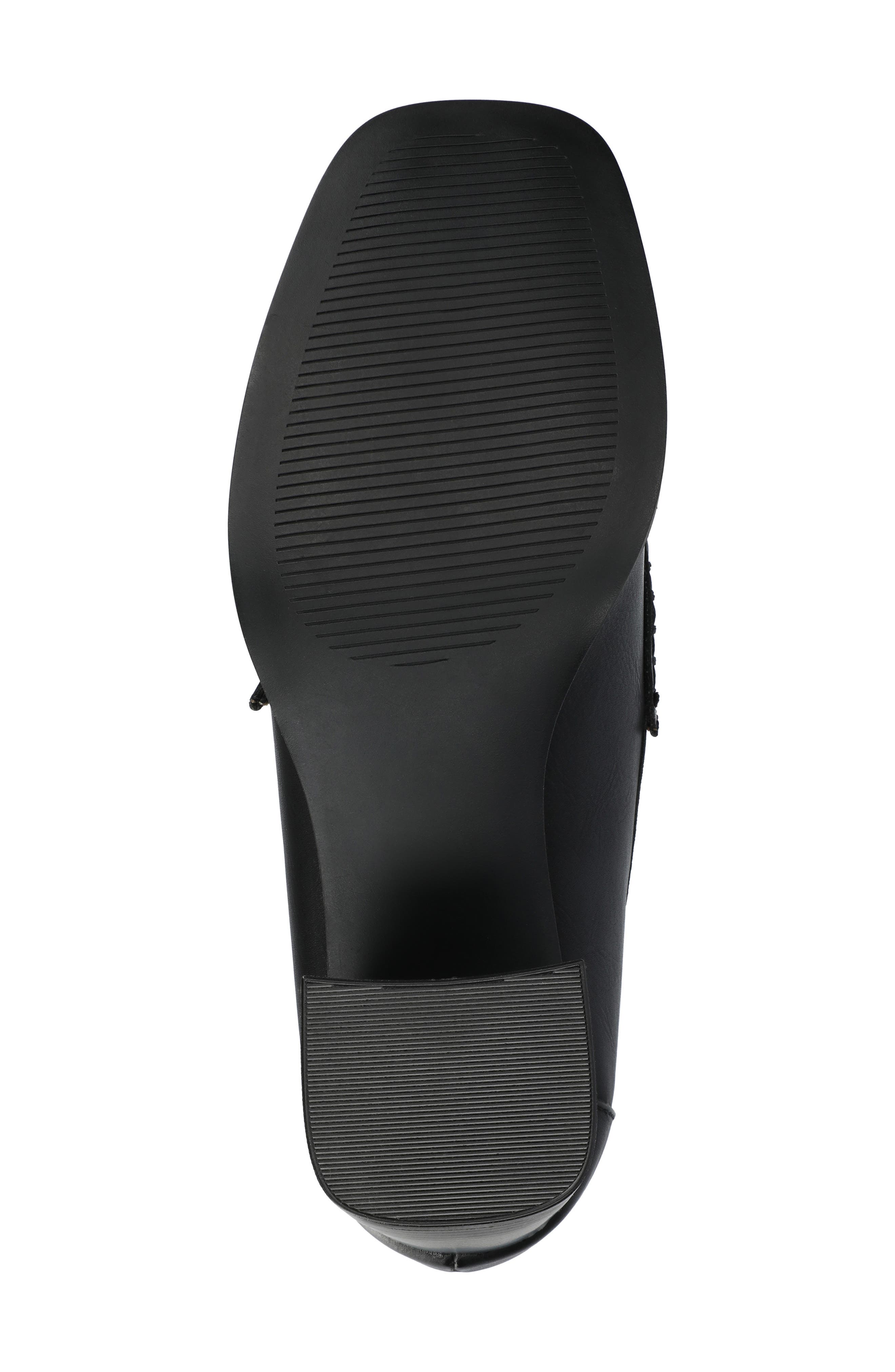 Journee Collection Aisha Moc Toe Loafer Pump, Alternate, color, Black