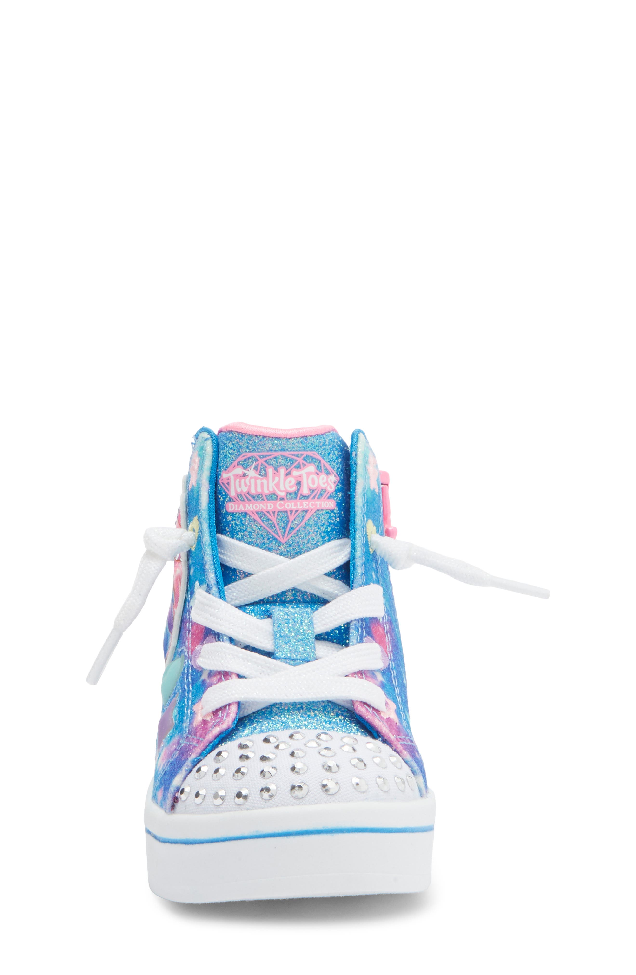 SKECHERS Kids' Twinkle Toes Twi-Lites 2.0 Light-Up Unicorn Glam Sneaker, Alternate, color, Blue Multi