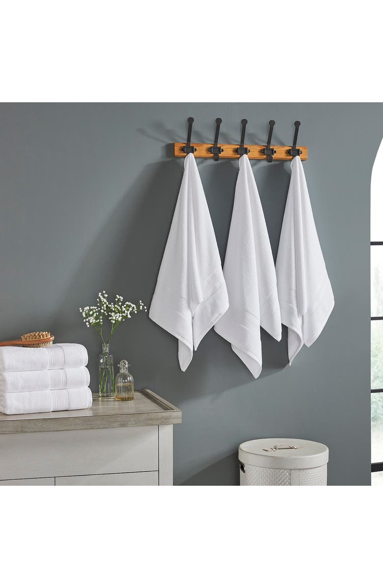 Modern Threads Hotel 6-Piece Bath Towel Set, Alternate, color, White