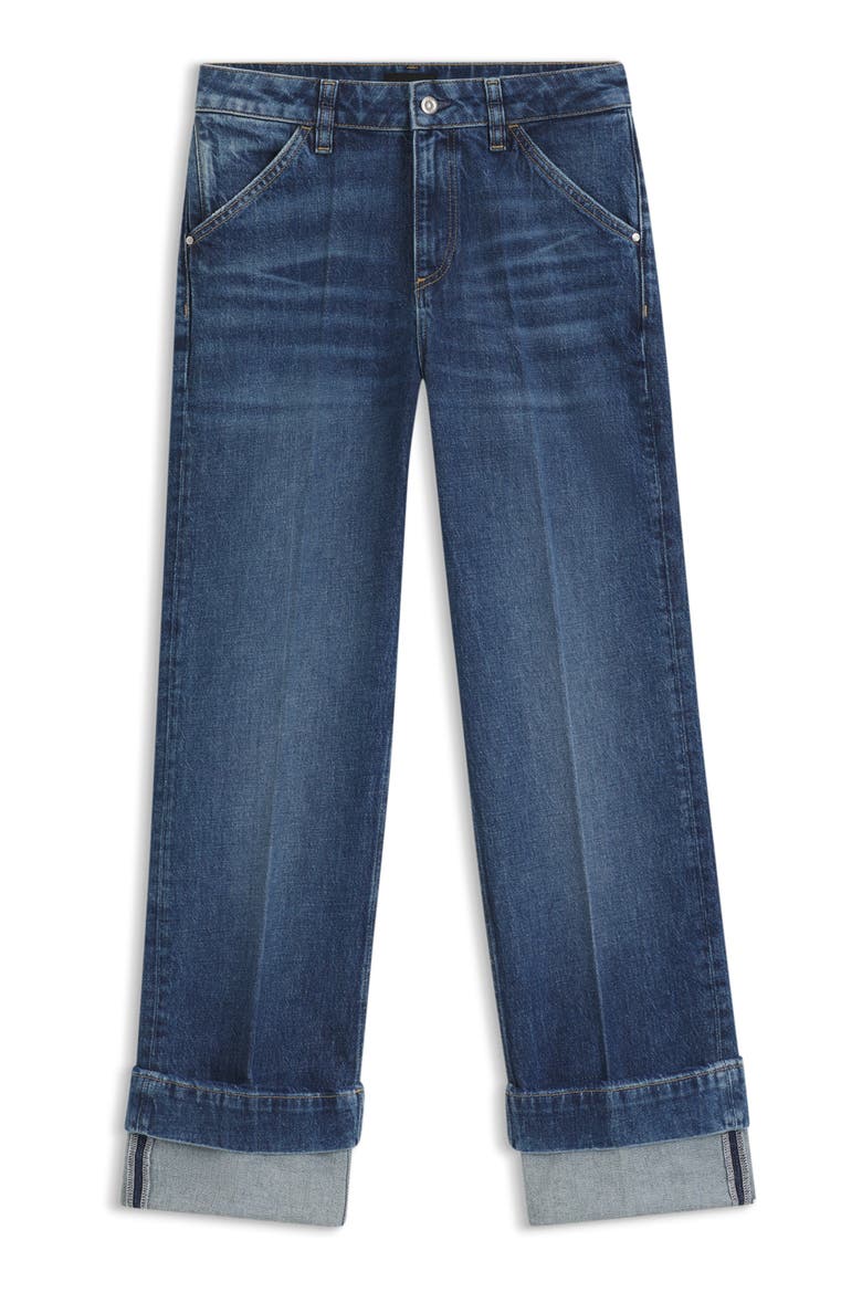 Parkway Slim Straight Leg Jeans, Alternate, color, DARK BLUE
