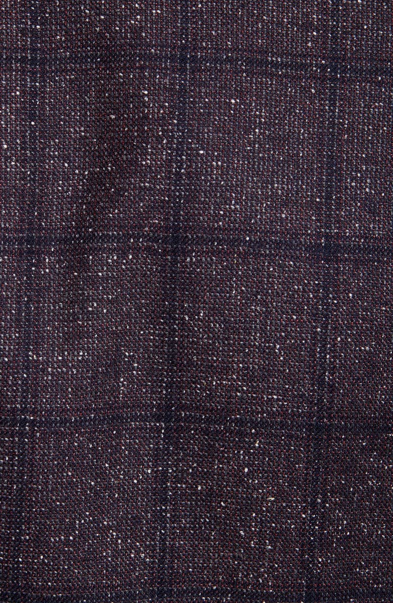 Nordstrom Signature Trim Fit Windowpane Wool Sport Coat, Alternate, color,