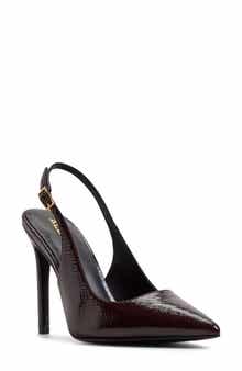 Kriss Faux Leather Slingback Pump