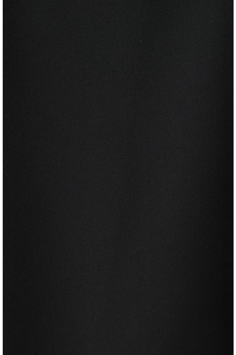 Daras Hemstitched Mock Neck Dress, Alternate, color, BLACK 900