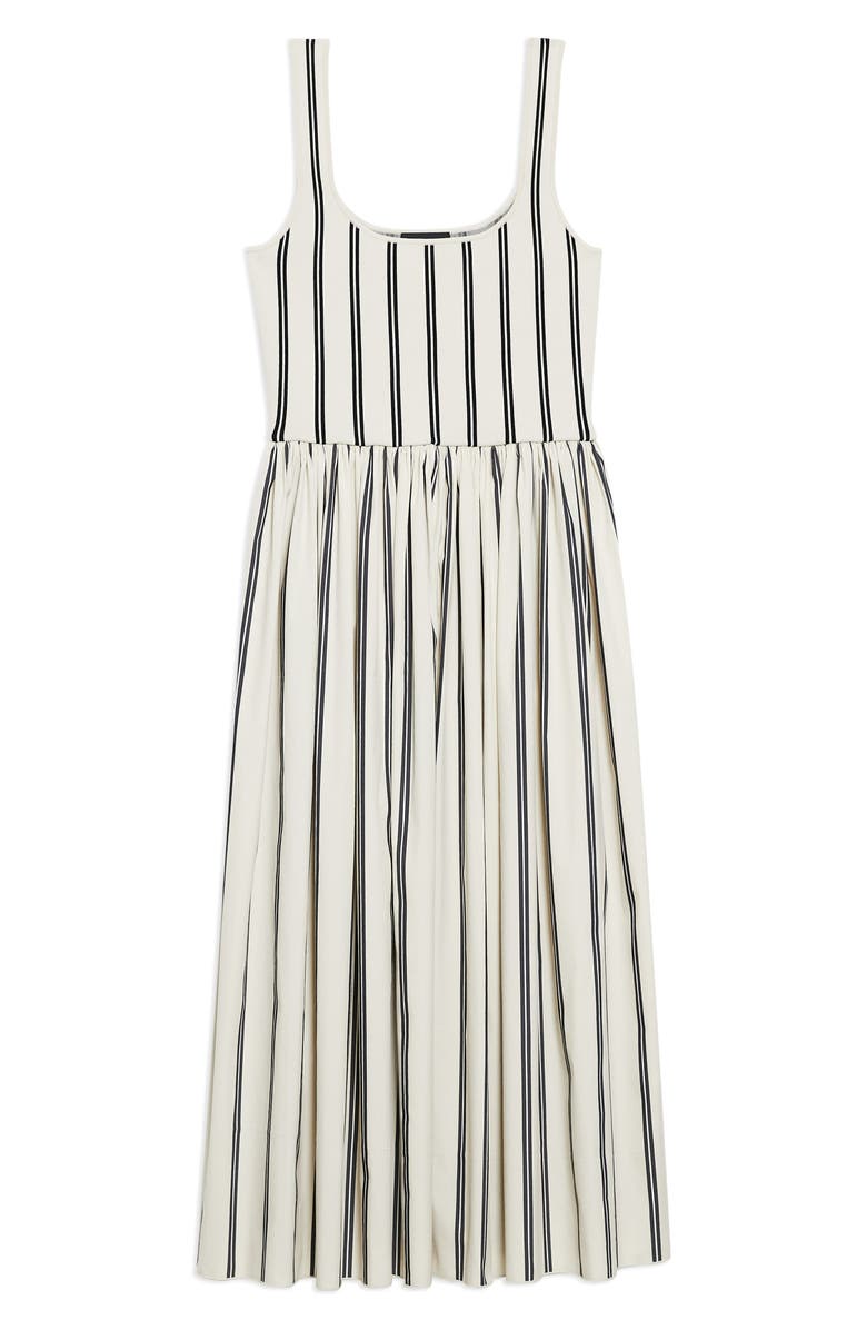 Theory Gloss Stripe Midi Dress, Alternate, color,