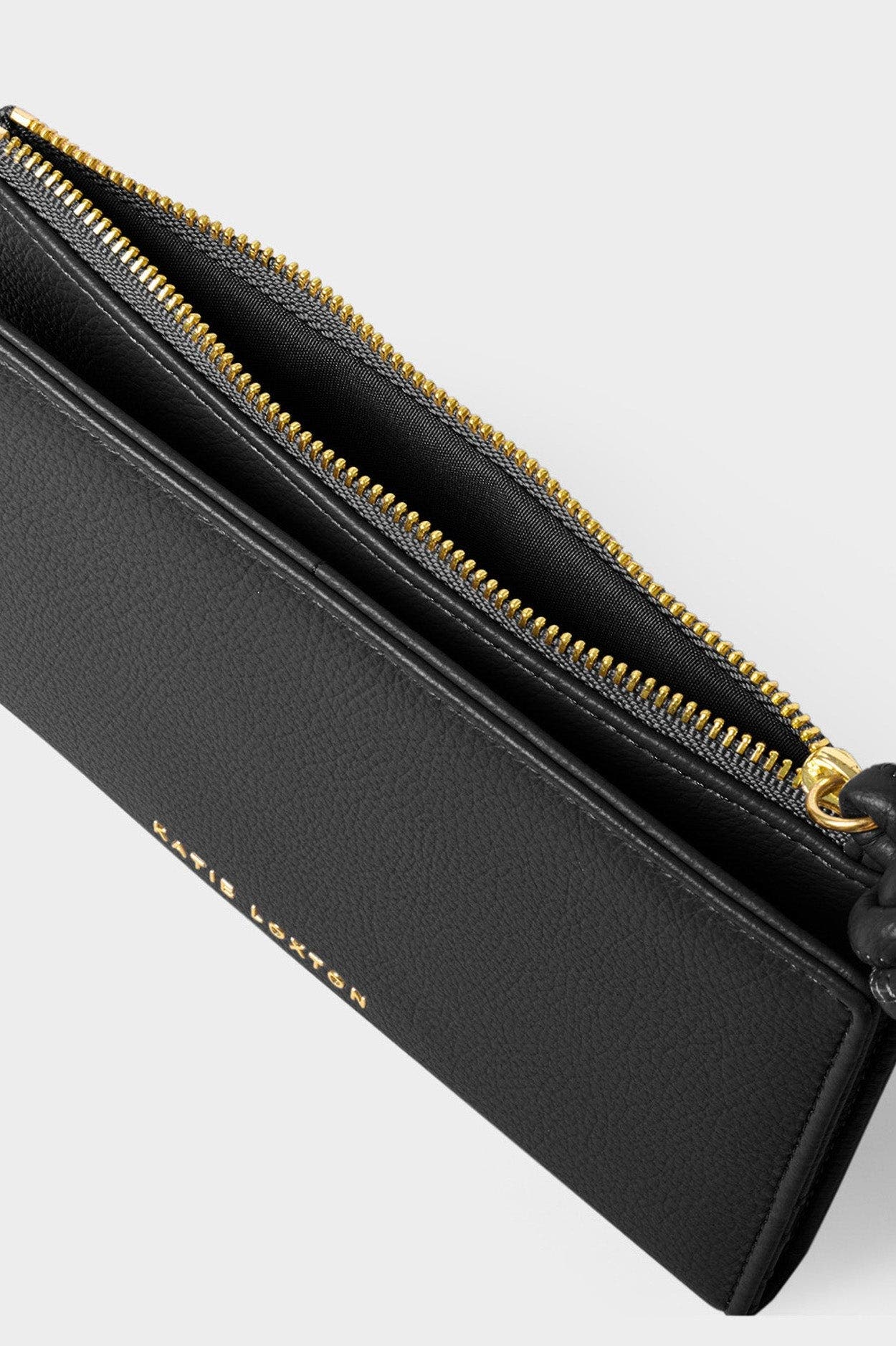 Katie Loxton Asha Fold-Out Wristlet, Alternate, color, Black
