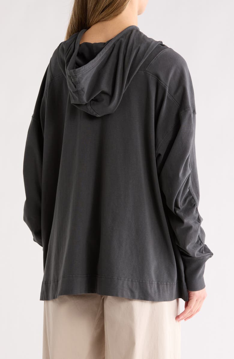 Free People FP Movement Hot Shot Stretch Cotton Fleece Hoodie, Alternate, color,