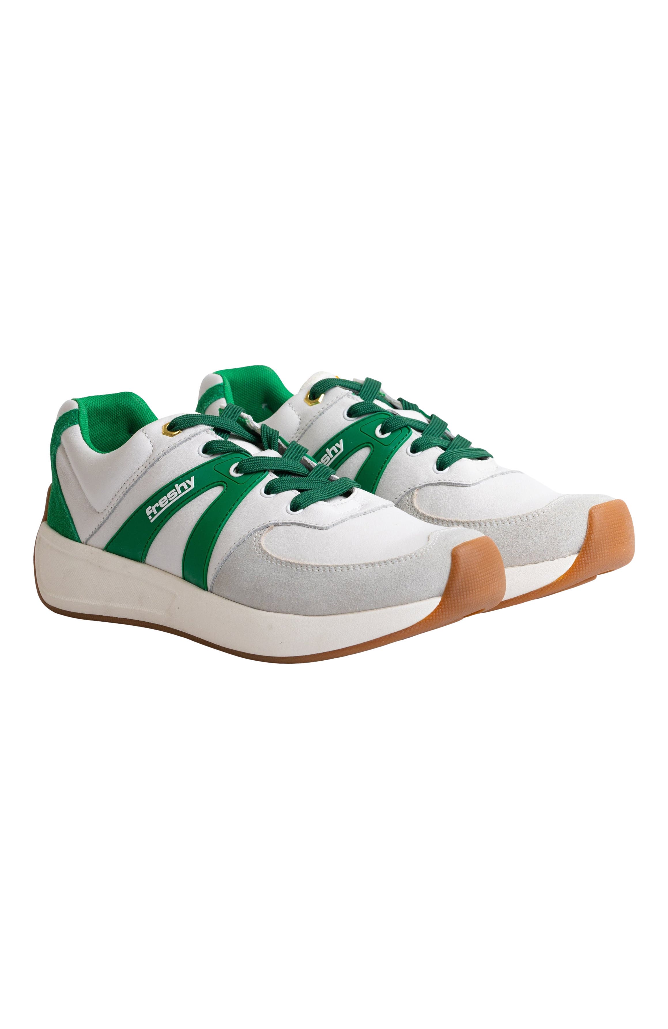 Freshy Supafly Lites Sneaker, Alternate, color, White/Green