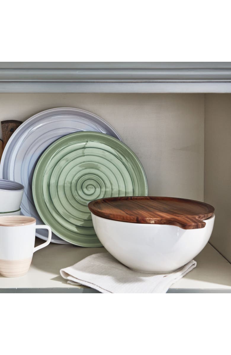 Villeroy & Boch Artesano Original Wood Cover for Vegetable Bowl, Alternate, color, Brown