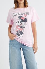 Junk Food Minnie Cotton Graphic T-Shirt