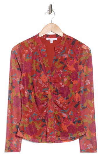 Dr2 By Daniel Rainn Ruched Button-up Shirt