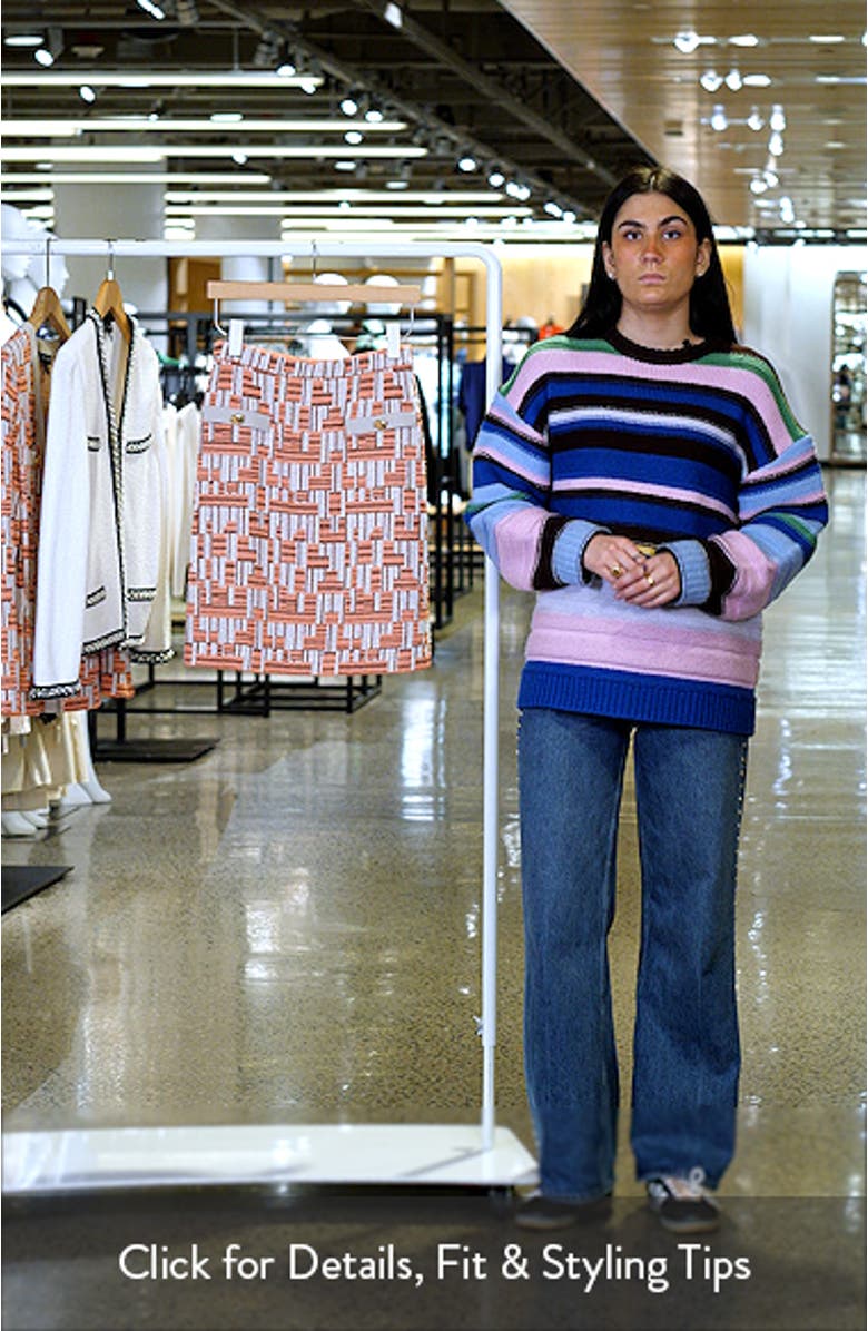 Geo Knit A-Line Skirt, sales video thumbnail