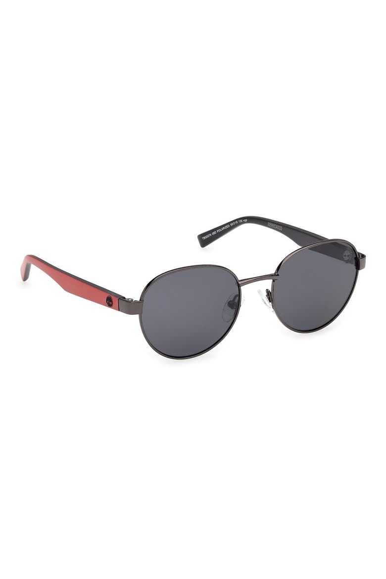 50mm Sunglasses, Alternate, color, SHINY GUNMETAL / SMOKE