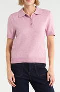 Sanctuary Short Sleeve Polo Sweater