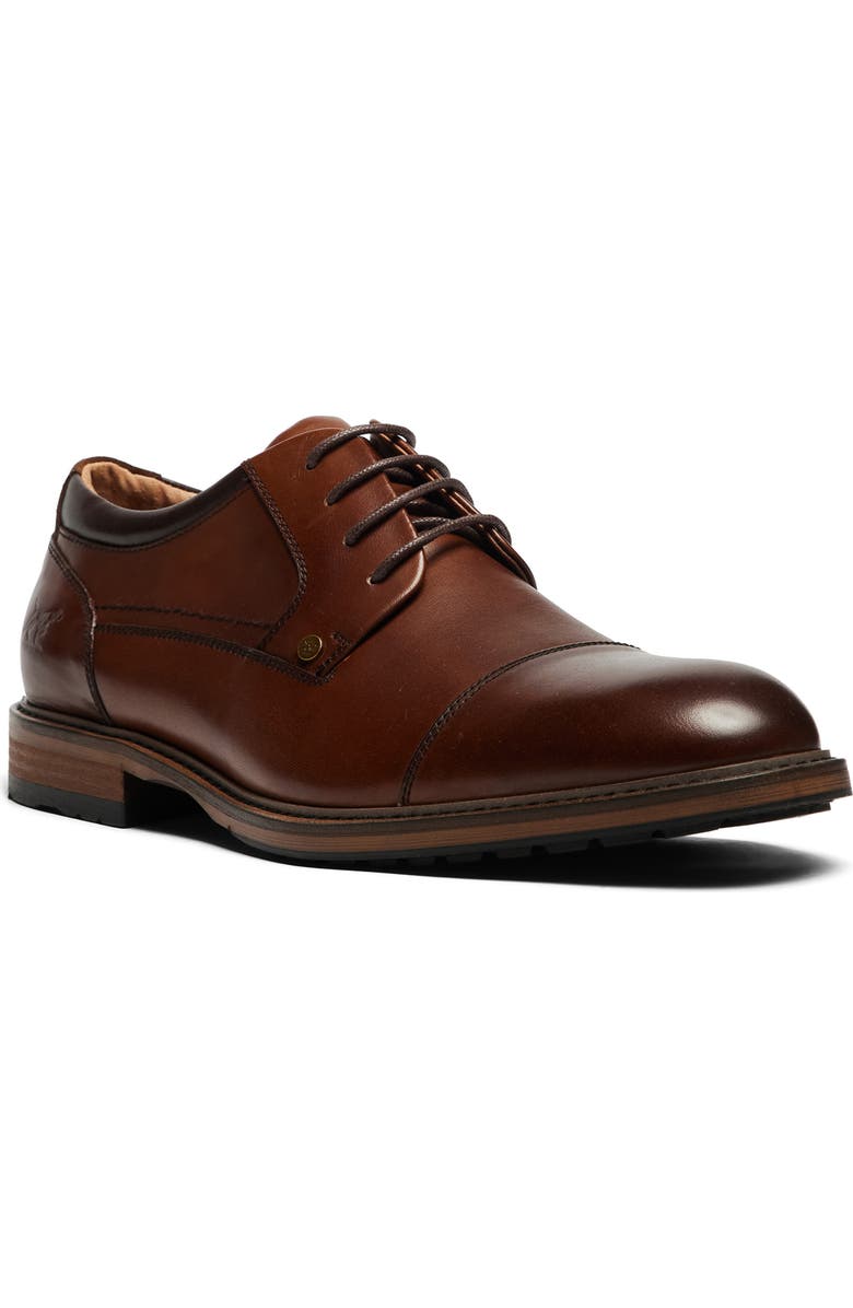 Rodd & Gunn Darfield Cap Toe Oxford, Main, color, Amaretto