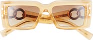 Balmain 53mm Square Sunglasses
