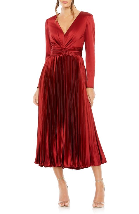 Red Plus Size Midi Dresses Nordstrom