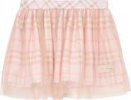 Burberry Check Silk Skirt