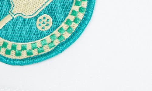 Friday Feelin ' Let's Dink Patch Trucker Hat In White