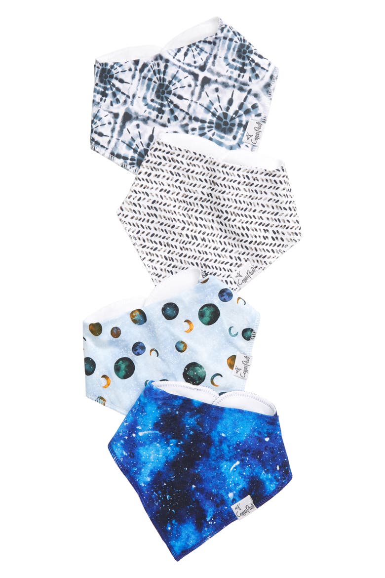 4-Pack Bandana Bibs, Main, color, GALAXY