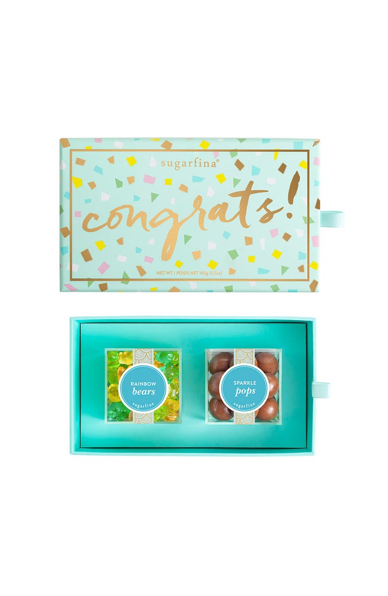 sugarfina Congrats 2-Piece Candy Bento Box, Main, color, 