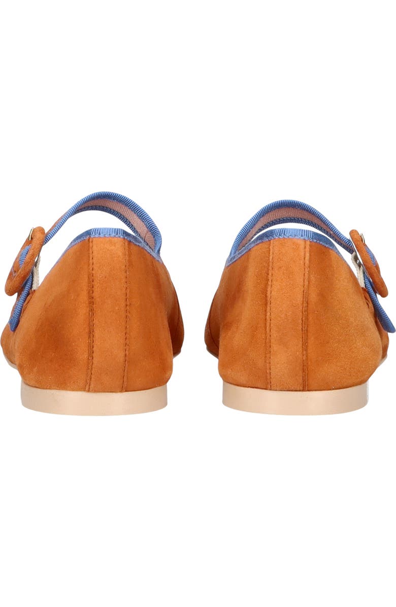 Pretty Ballerinas Square Toe Suede Mary Jane, Alternate, color, Beige