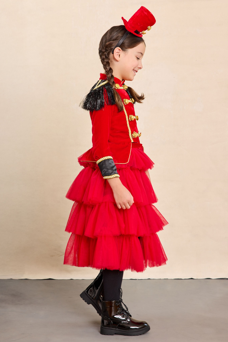The Greatest Show Costume Set for Girls, Alternate, color, Red