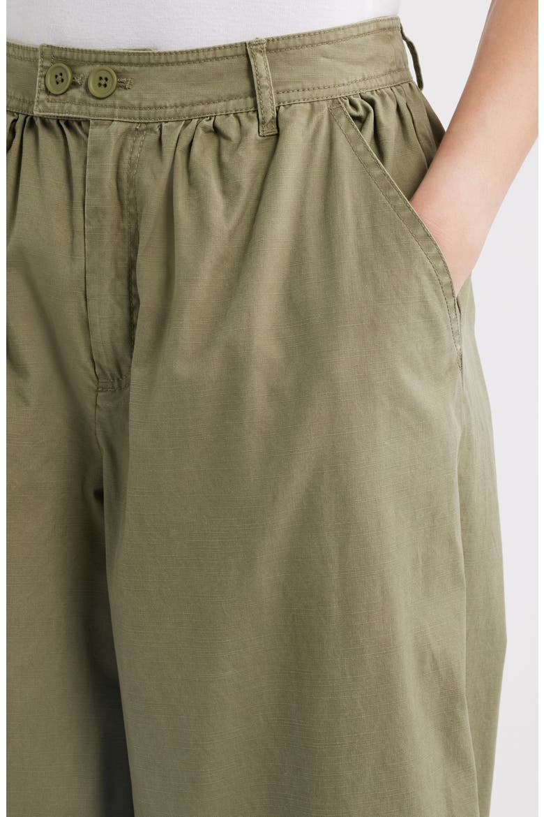 Ripstop Cotton Balloon Pants, Alternate, color, KHAKI