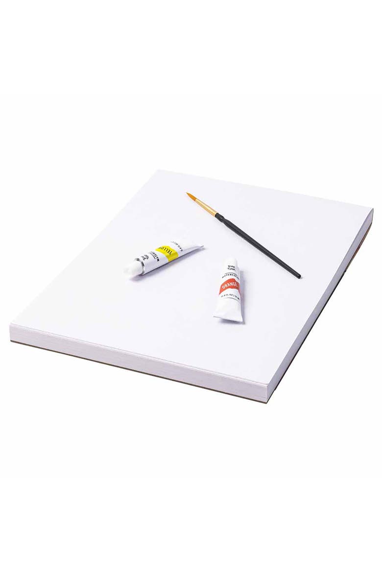 Watercolor Paper Pad 50 Sheets 9X12", Alternate, color, Multicolored