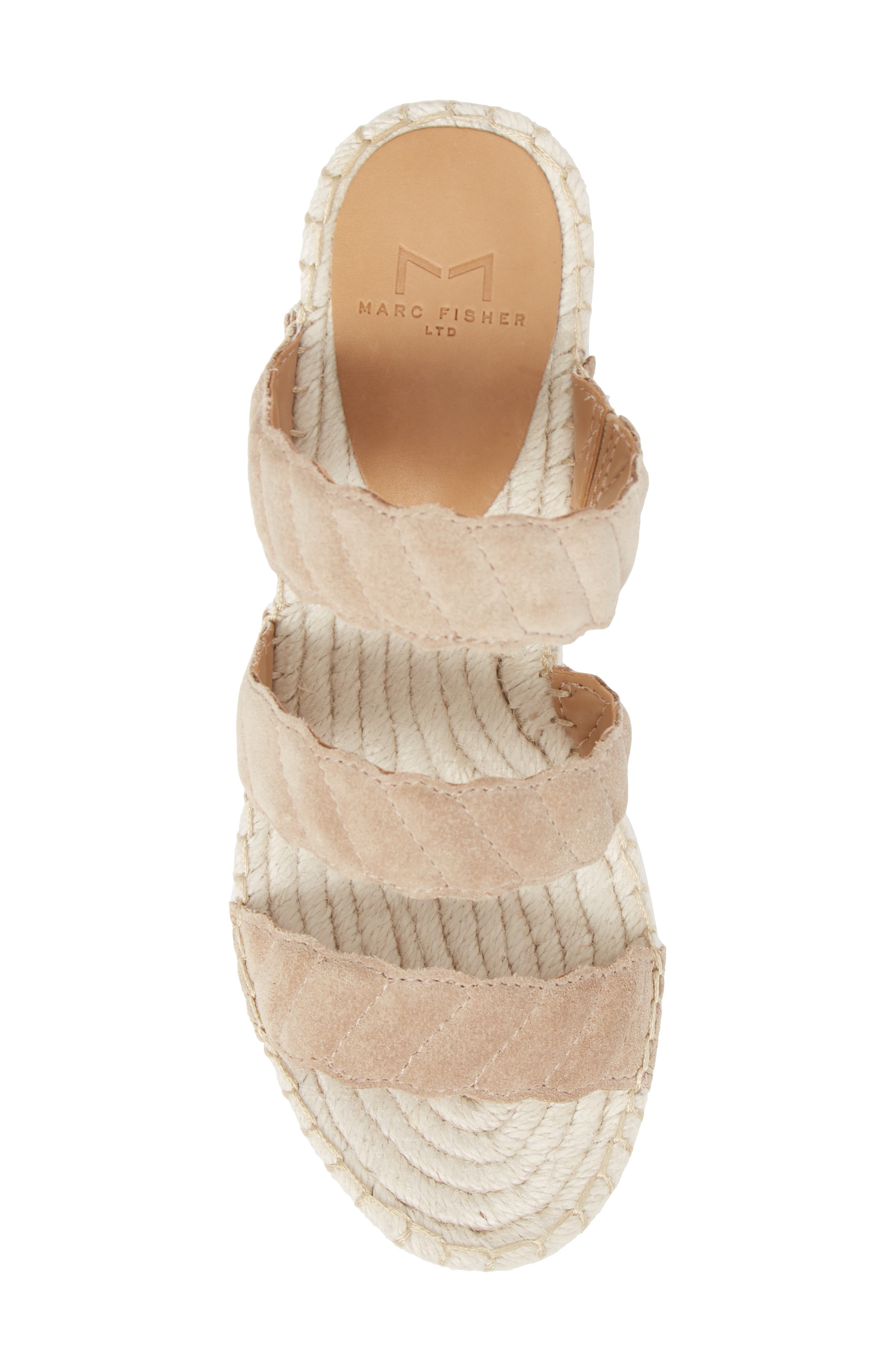 Rosie Espadrille Platform Sandal, Alternate, color, LIGHT ALPACA SUEDE