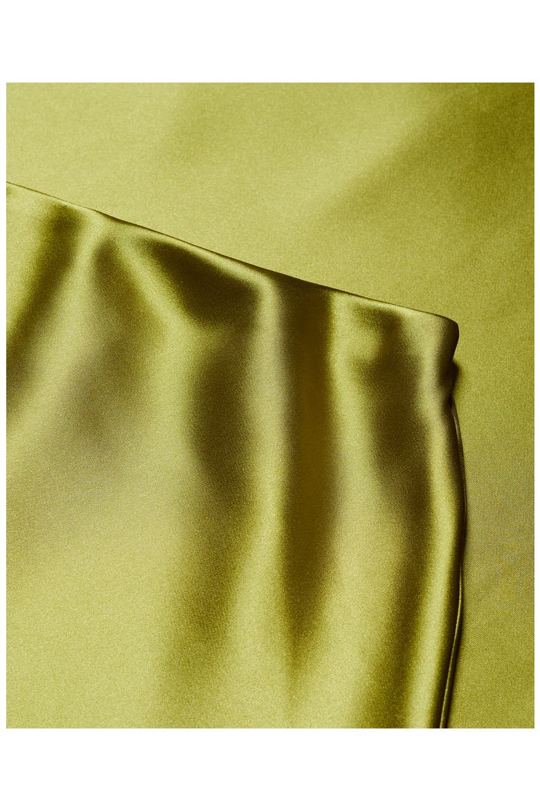 Satin Skirt, Alternate, color, GREEN