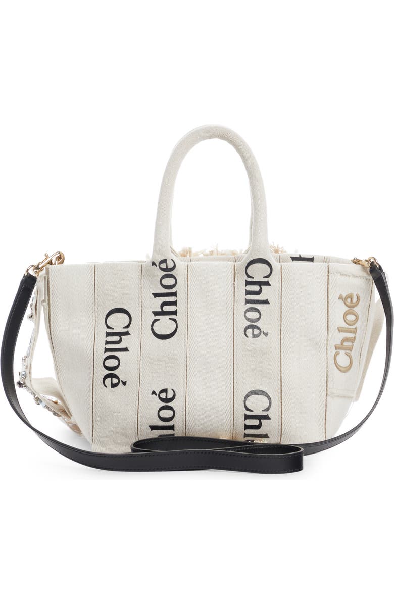 Chloé Medium Woody Woven Patch Tote, Alternate, color,