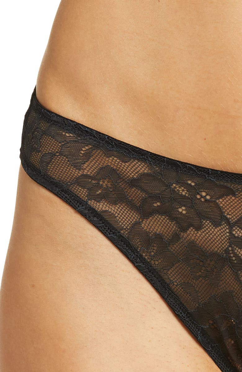 Skarlett Blue Paradise High Cut Lace Bikini, Alternate, color, 