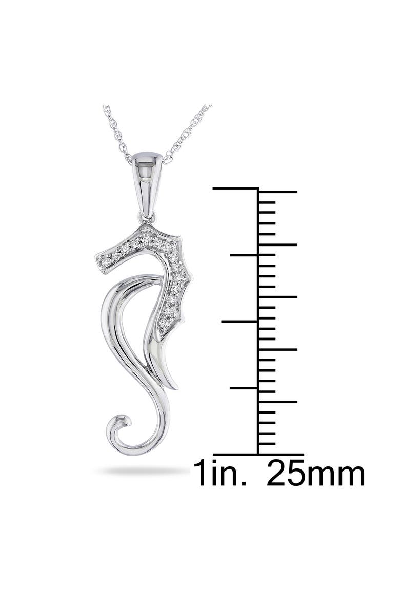 Nautical Diamond Pendant Necklace, Alternate, color, WHITE