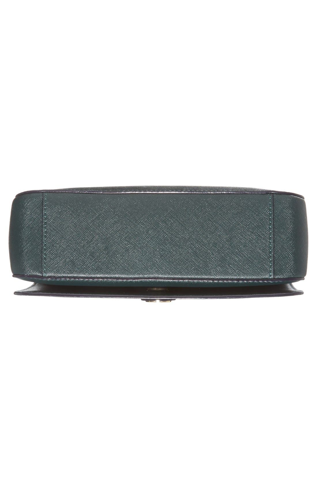 'Robinson' Saffiano Leather Shoulder Bag, Alternate, color, JITNEY GREEN