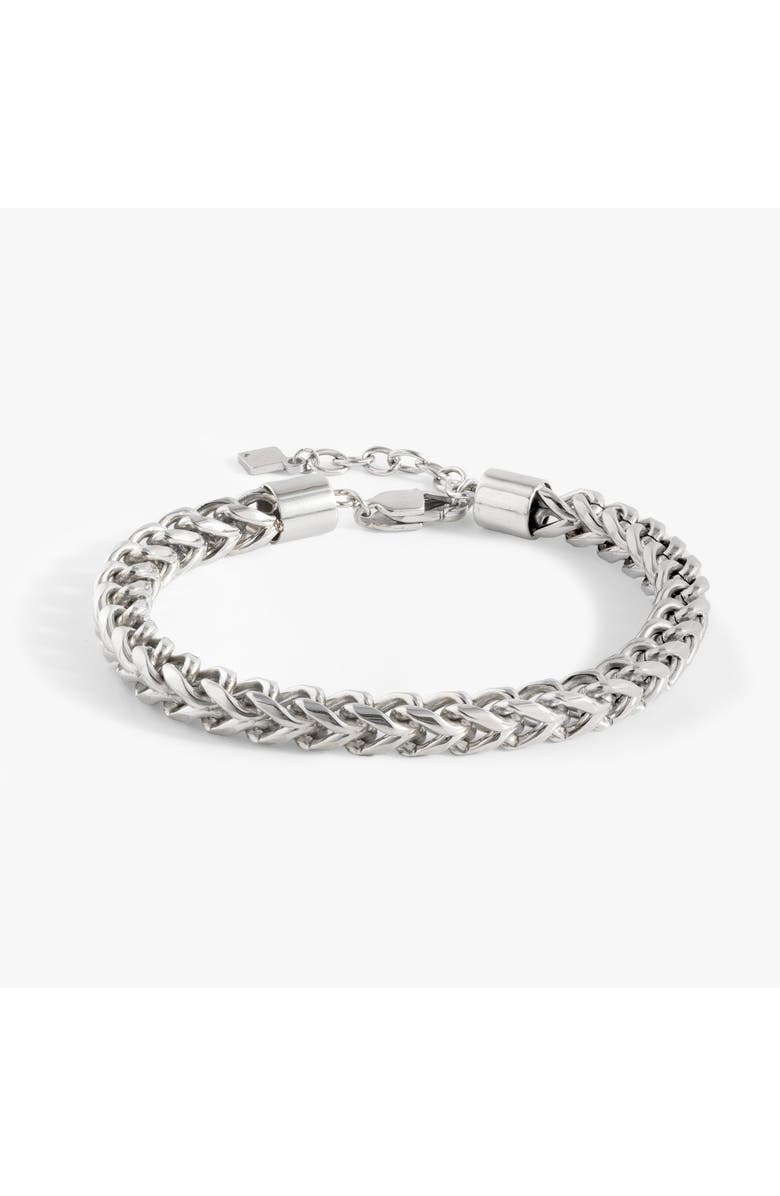 Alex and Ani Wheat Chain Bracelet, Main, color, Silver