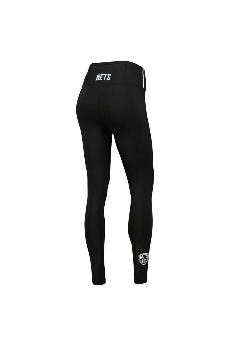 Women's Pro Standard Black Brooklyn Nets Classics Lux Leggings, Alternate, color, Black